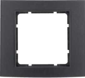 Abdeckrahmen 1-fach B.3 schwarz anthrazit 