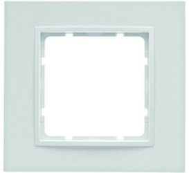 1-fach Rahmen B.7 polarweiß/matt 