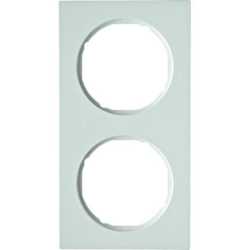 2-fach Rahmen R.3 polarweiß glänzend 