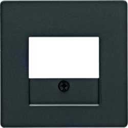 Zentralstück mit TAE-Ausschnitt Q .1/Q.3 anthrazit samt 