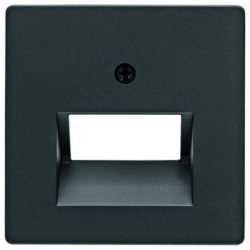 Zentralstück für UAE Steckdose 2-fach Q.1/Q.3 anthrazit samt 