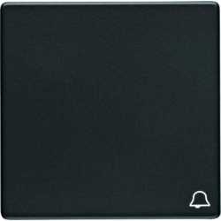 Wippe mit Aufdruck Symbol Klingel Q.1/Q.3 anthrazit samt 