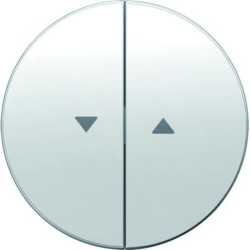 Wippen mit Aufdruck Symbol Pfeil R.1/R.3 polarweiß glänzend 