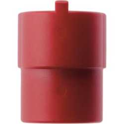 Abstand-Stutzen 1930/Glas/Palazzo rot 