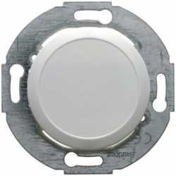 Blindverschluss mit Zentralstück 1930 Glas/Palazzo polarweiß glänzend 