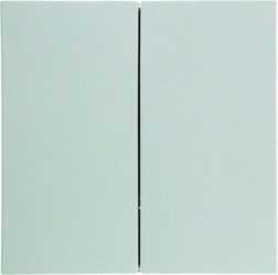 Taste 2-fach S.1/B.3/B.7 polarweiß glänzend 