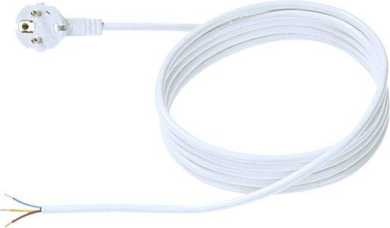 Schutzkontakt Zuleitung H05VV-F 3G1,5mm² Länge 5m schwarz unverpackt 