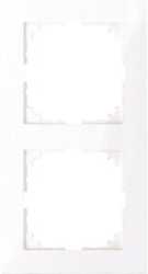 M-Pure Abdeckrahmen 2-fach polarweiß 