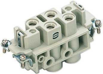 Buchseneinsatz Han K4/0-BU-S (1-4) Schraub Querschnitt 1,5 - 16 mm² 