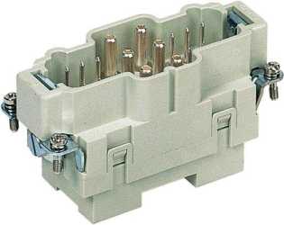 Stifteinsatz Han K6/12-M Axialschraubanschl. Querschn. 2,5 - 8 mm² 