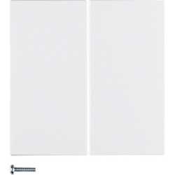 Taste 2-fach polarweiß samt 