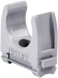 Reihenklemmschelle 32 grau 