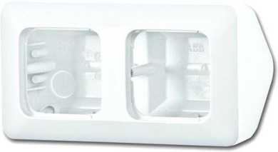 Aufputz Gehäuse Reflex 2-fach für Eckmontage 