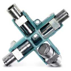 Schaltschrankschlüssel aus Metall für alle gängigen Schließungen 