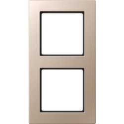 2-fach Rahmen Serie A A creation champagner 