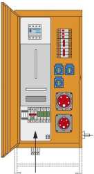 Baustromverteiler M-AVEV 35 A Tiwag 