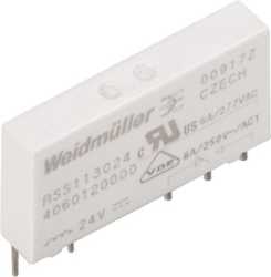Relais TERMSERIES 24 V DC 1 Wechsler (AgNi 5µm Au) 250 V AC 6 A 