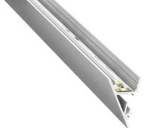 Walllight 2.0 Aluminiumprofil 2000x23,4x37,2mm Voutenprofil mit int 