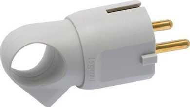 Stecker mit Abzugsgriff grau 