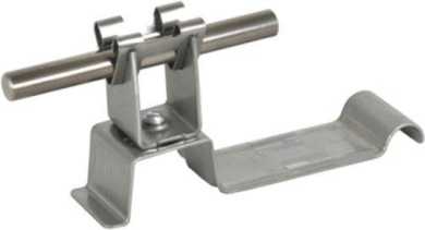 Dachleitungshalter DEHNgrip NIRO H 20mm Rd 8mm m.Strebe f. Ziegelfalze 