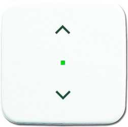 Wippe 1-fach Reflex SI Symbol Jalousie alpinweiß 