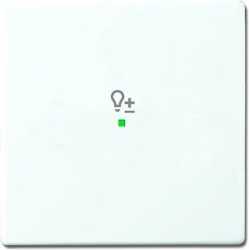 Wippe 1-fach future linear Symbol Dimmer studioweiß 