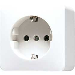 SCHUKO - Steckdose AP 600 alpinweiß 