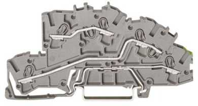 Installationsetagenklemme L/L/PE 0,25 - 2,5 mm² grau 