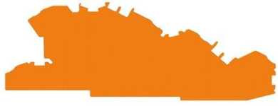 Abschluss- und Zwischenplatte orange 1 mm 