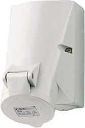 CEE-Wandsteckdose 16A 5p 1h 400V IP44 