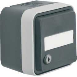 Steckdose SCHUKO mit Klappdeckel AP 