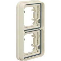 Rahmen 2-fach senkrecht für UP - Montage 