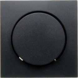 Zentralstück mit Regulierknopf für Drehdimmer anth. matt S.1/B.3/B.7 IP20/IP44 