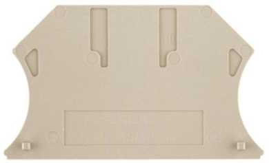 Abschluss- und Zwischenplatte (Klemmen) Abschlussplatte 24,5 x 1,5 mm 