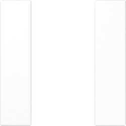 Tastensatz komplett 1-fach Serie LS alpinweiß 