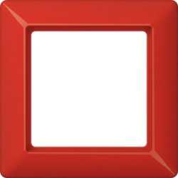 Rahmen 1fach bruchsicher für waagerechte und senkrechte Kombination 