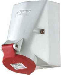 CEE-Wandsteckdose TwinCONTACT 32A 5p 400V 6h IP44 