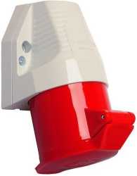 Wandsteckdose 32A 5P 400V 6h IP44 