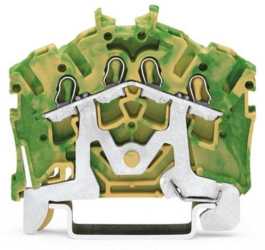 Schutzleiterklemme 5,2 mm Zugfeder Belegung PE grün - gelb 