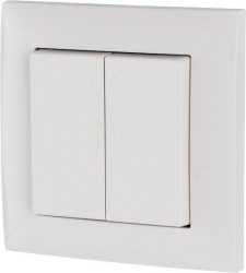 Taster 2-fach komplett ohne LED 
