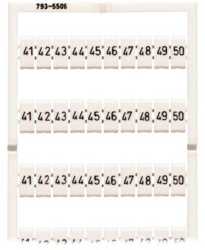 WMB - Multibeschriftungssystem Aufdruck waagerecht 41 - 50 