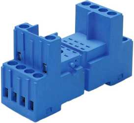 Relaisfassung Schraubklemmen Timer- Relaistyp 85.02/04 blau Serie 94 