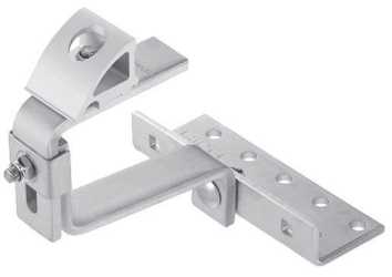 Montagesystem Dachhaken Edelstahl PRO für 2 PV Module 