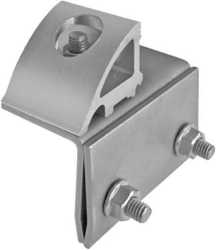 Montagesystem Schrägdach Blechfalzklemme für 5 PV Module 