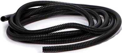 Fühlerschutzrohr flexibel 2,5 m Kunststoff schwarz 