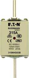 Sicherungseinsatz Niederspannung 315 A AC 500 V NH03 gL/gG IEC 