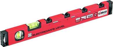 Elektriker-Wasserwaage, zwei Libellen, 