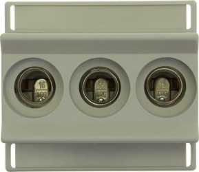 Sicherungsunterteil Niederspannung 16 A AC 400 V D01 3-polig IEC DIN 