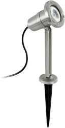 Strahlerspieß 1xGU10-LED 5W 350lm warmweiß Edelstahl NEMA IP54 