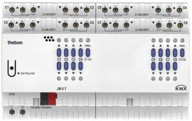Jalousieaktor 8-fach FIX2 
